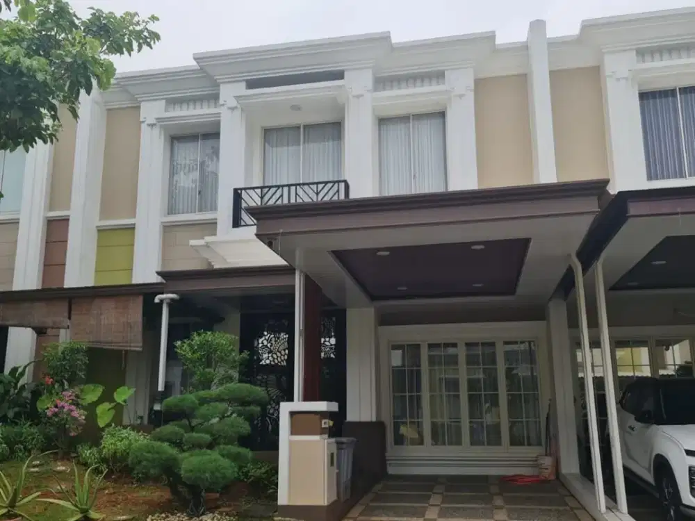 Rumah 2 lantai 4 kamar full furnish di Flamingo