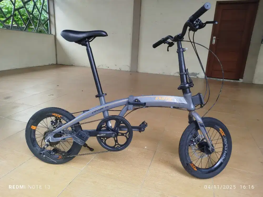 sepeda lipat exotic explore 300 uk 16 frame alloy