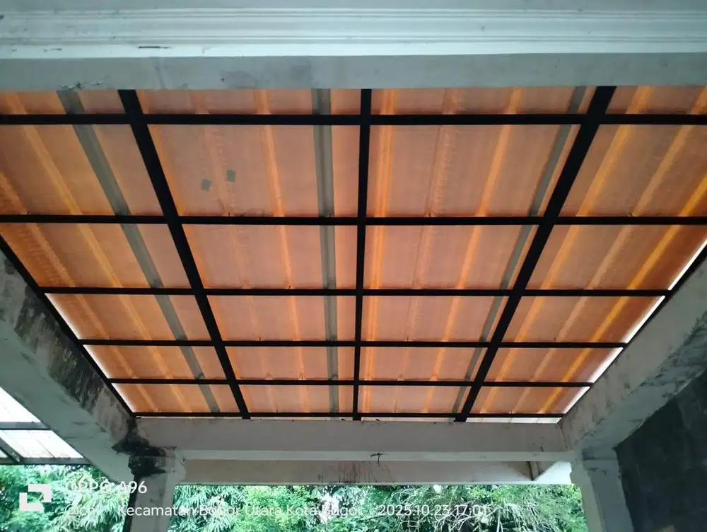 Pemasangan Kanopi Alderon Single (Bahan + Tukang)