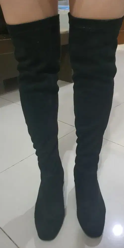 SEPATU HIGH HEELS BOOTS MAISON MINELLI ORIGINAL