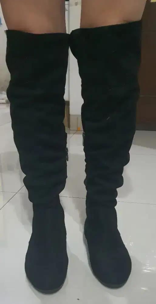 SEPATU BOOTS HIGH ALDO ORIGINAL