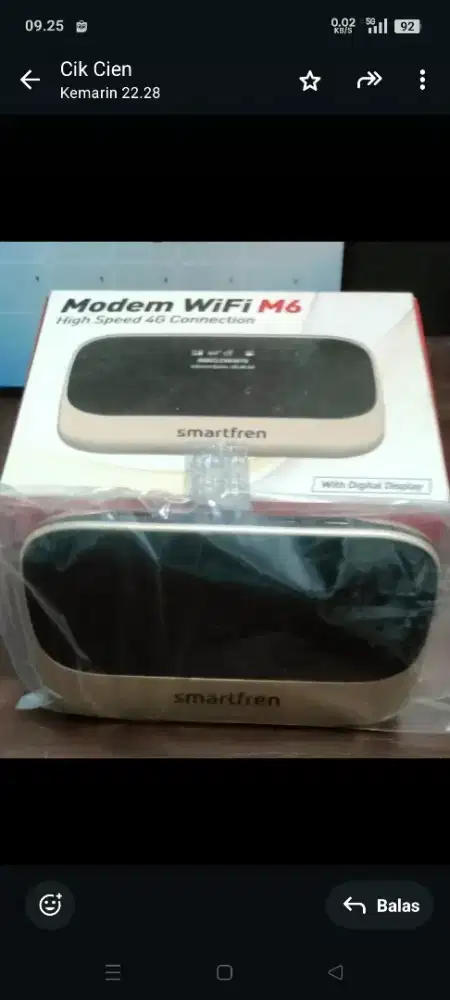Dijual modem.wifi 4G smartfren