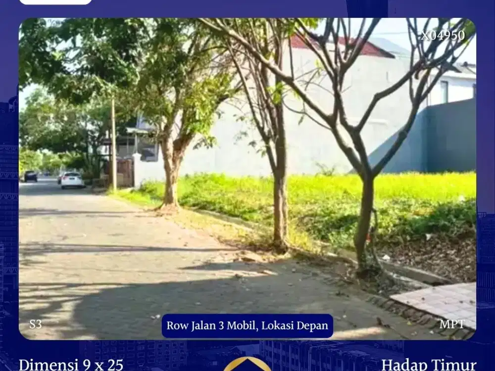 JUAL TANAH KAVLING ARAYA GALAXY BUMI PERMAI SURABAYA SHM