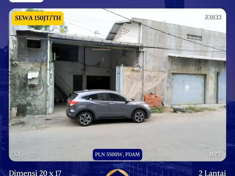 DIJUAL GUDANG LEBAK SHM DKT KENJERAN SURAMADU KAPASAN SURABAYA BS SEWA