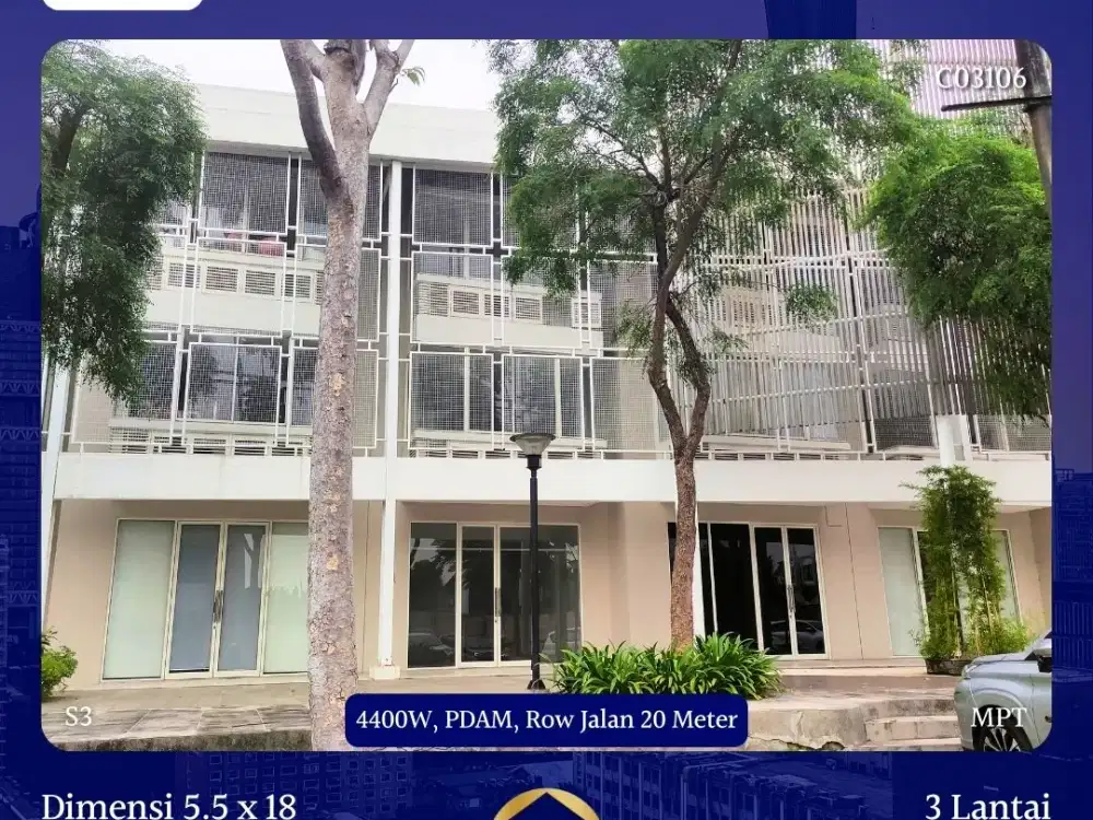 JUAL RUKO GRAHA NATURA SURABAYA ROW JALAN 20 METER SURABAYA BARAT