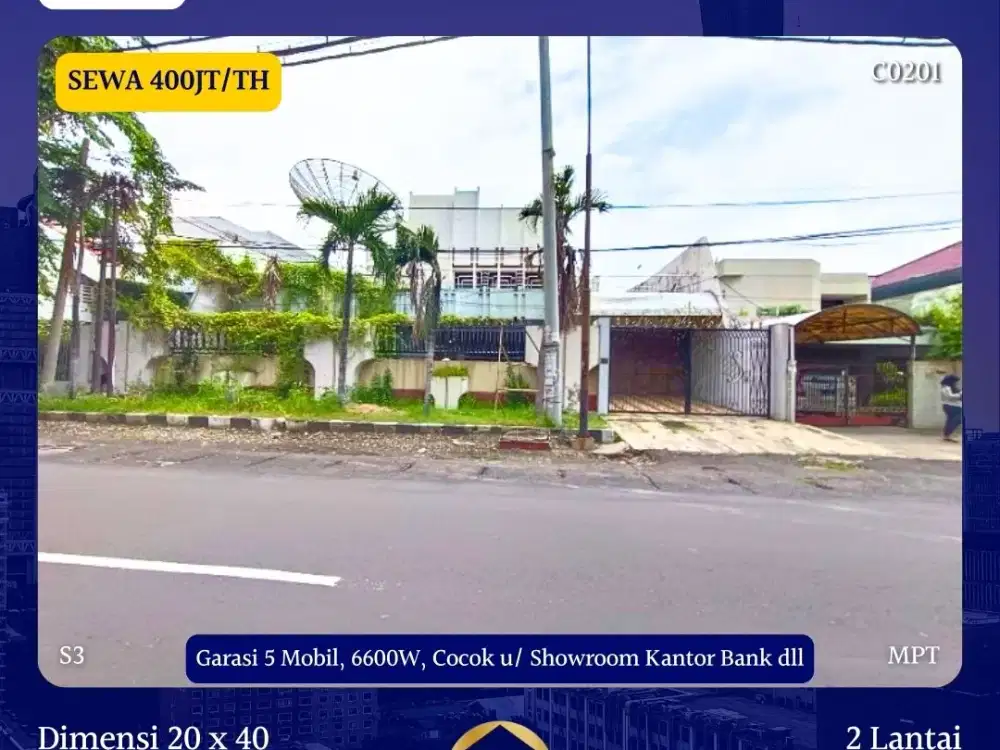 Dijual Rumah Raya Dharmahusada Indah Mulyorejo Surabaya SHM Cocock Showroom