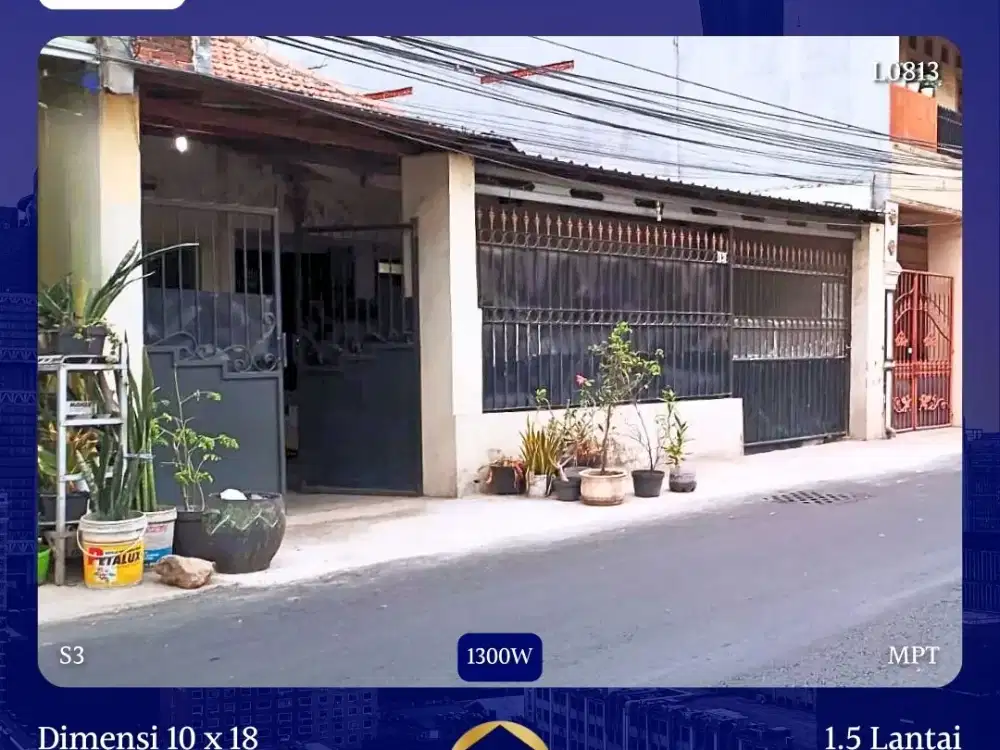 JUAL RUMAH GEBANG PUTIH SUKOLILO SURABAYA SHM