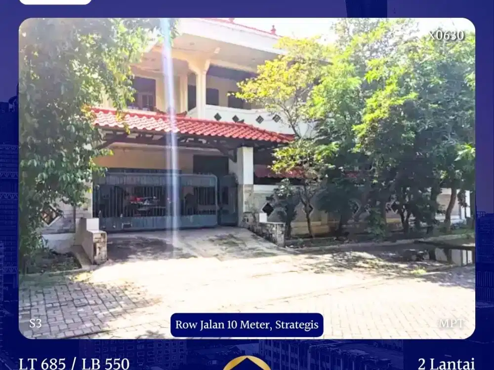 JUAL RUMAH KEBONSARI LVK SURABAYA SHM ROW JALAN 10 METER