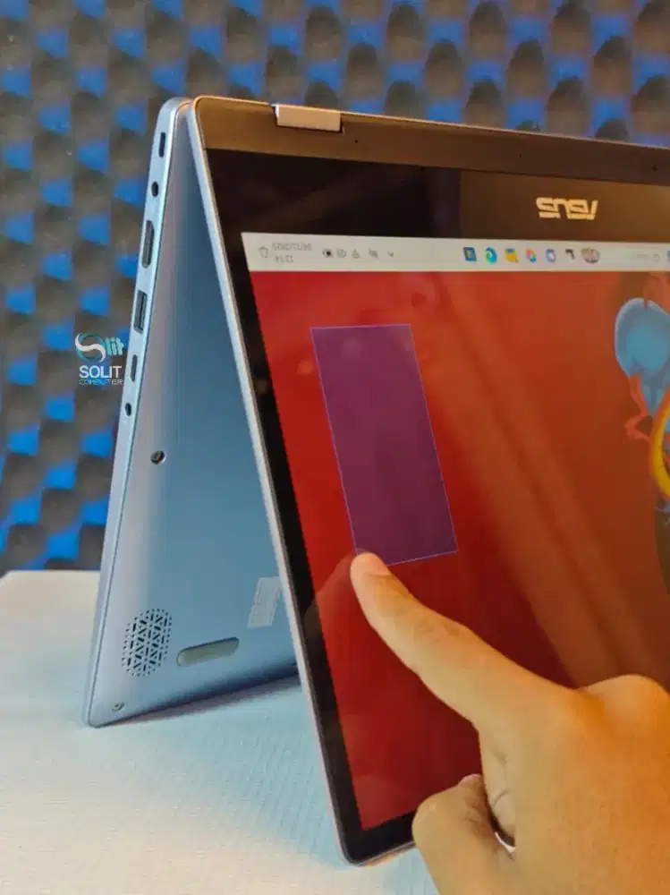 LAPTOP TOUCHSCREEN FLIP ASUS VIVOBOOK GEN 8 SIAP COD JABODETABEK