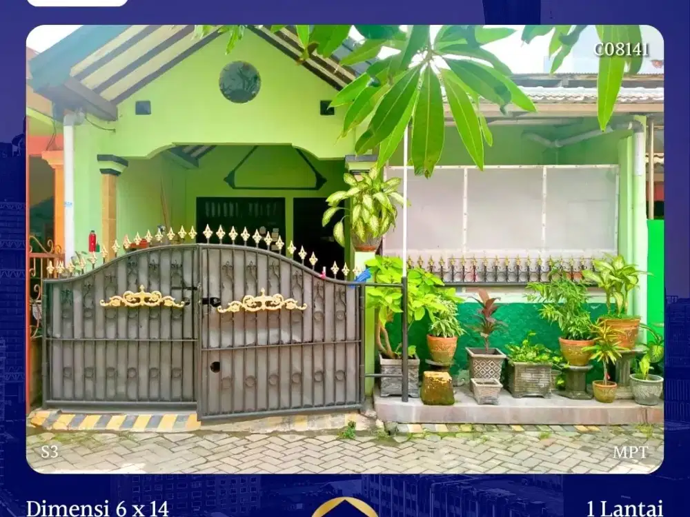 JUAL RUMAH GUNUNGSARI INDAH KARANGPILANG WIYUNG 800JT