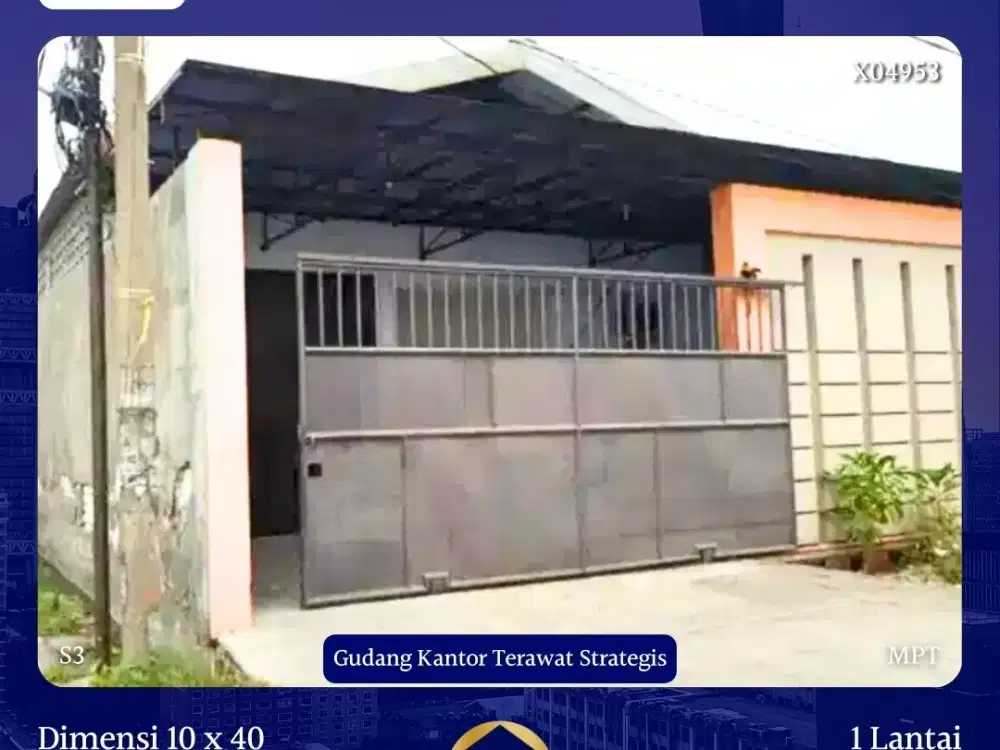 DIJUAL GUDANG MEDAYU UTARA SHM ADA KANTOR DKT TOL MERR SURABAYA JUANDA