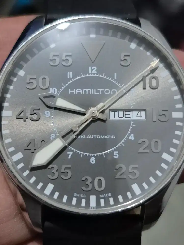 BU Hamilton Khaki Pilot Automatic 46mm