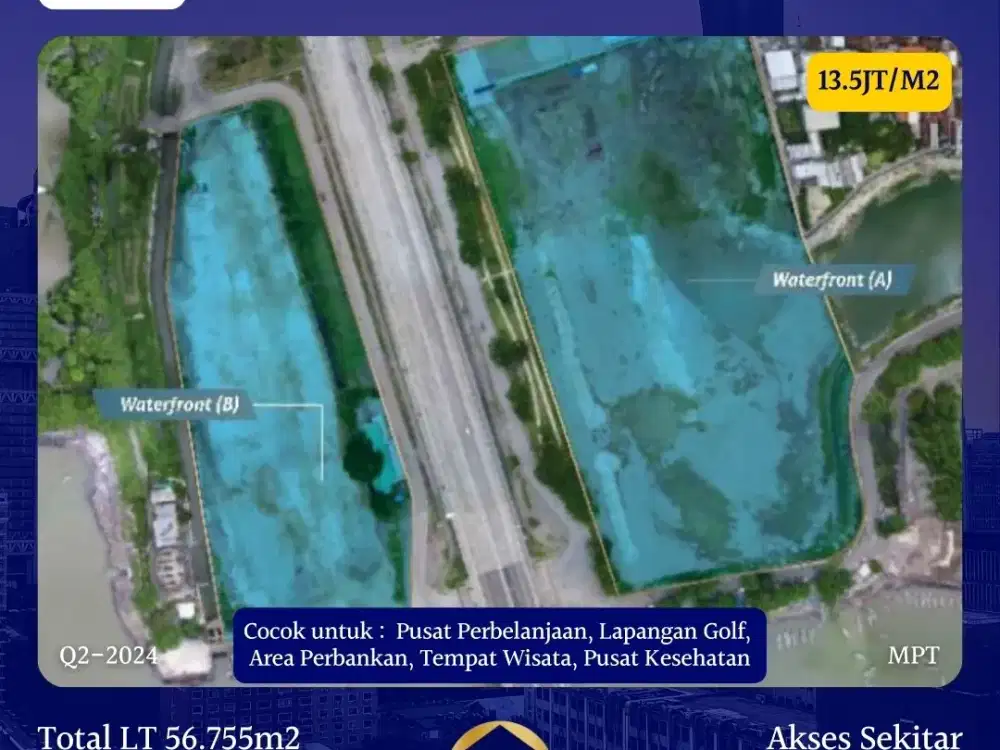 DIJUAL TANAH TAMBAK WEDI KENJERAN SURABAYA COCOK UNTUK WISATA GEDUNG