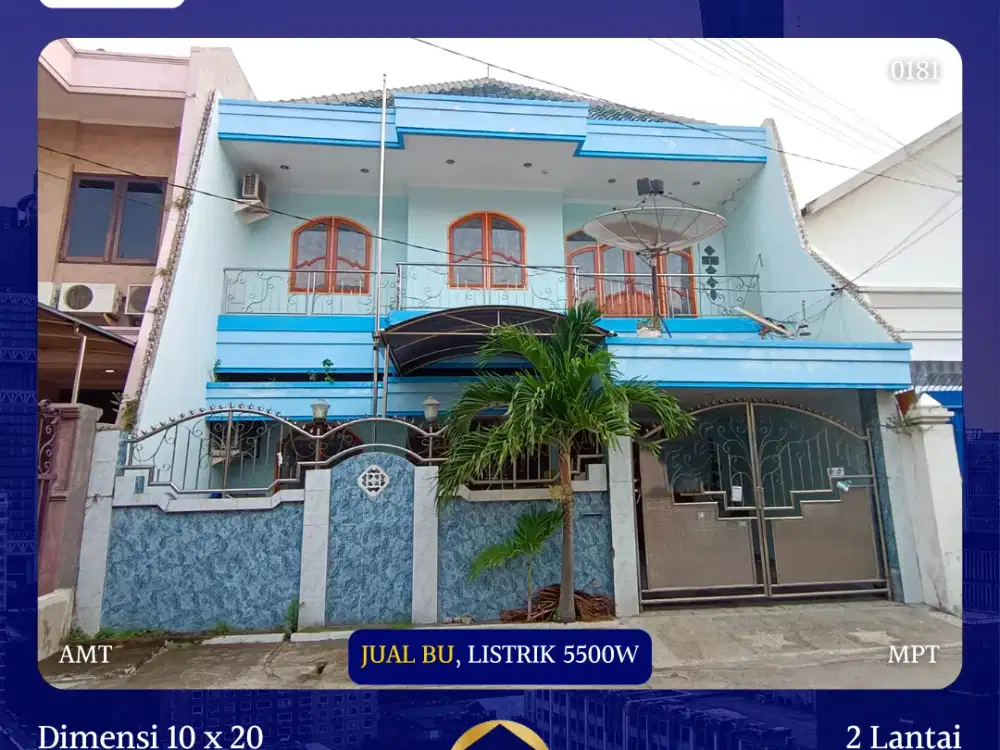 JUAL RUMAH BABATAN PANTAI SURABAYA SHM JUAL CEPAT BU