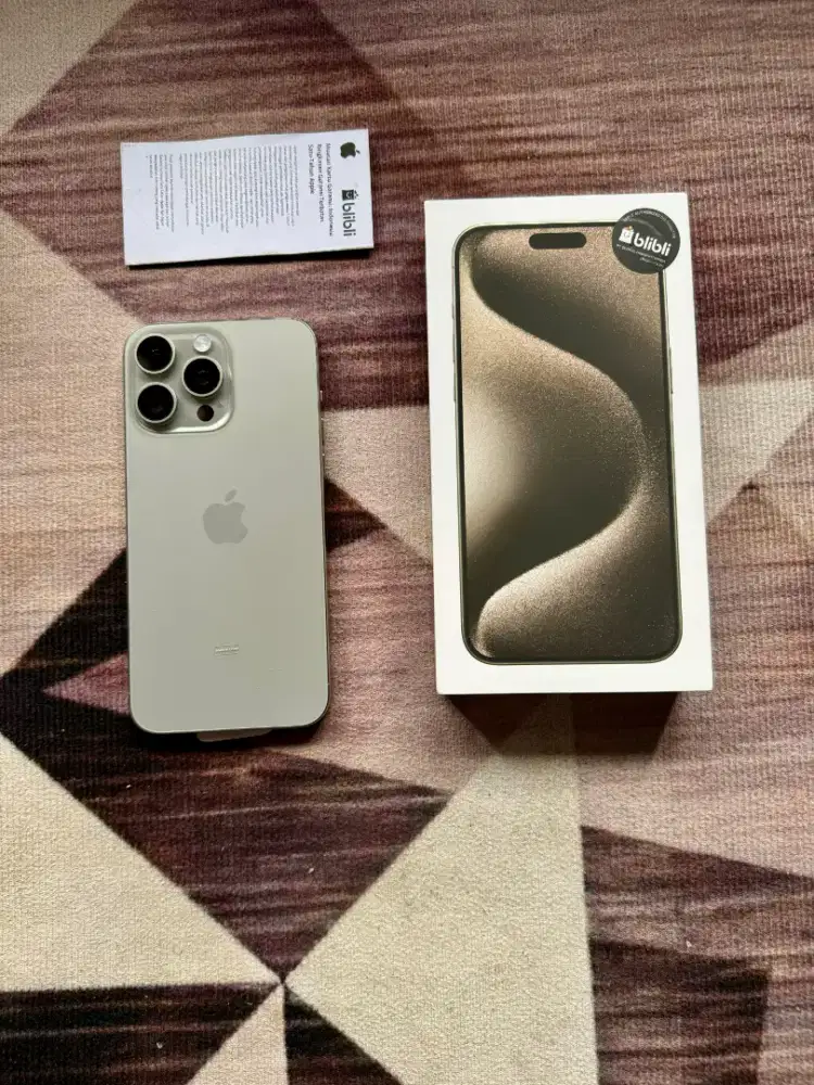 iPhone 15 Pro Max 256gb Garansi Resmi