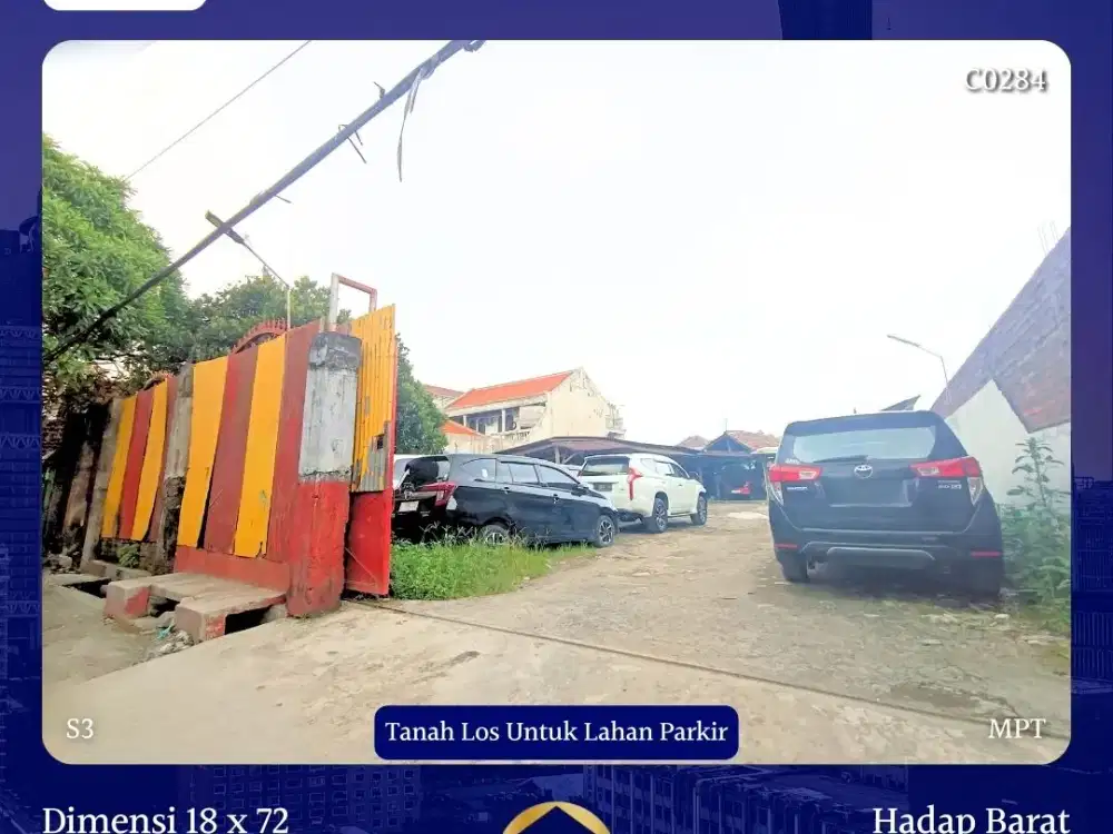 Dijual Tanah Sidosermo Wonocolo Surabaya SHM Los untuk Parkir dkt Margorejo Prapen