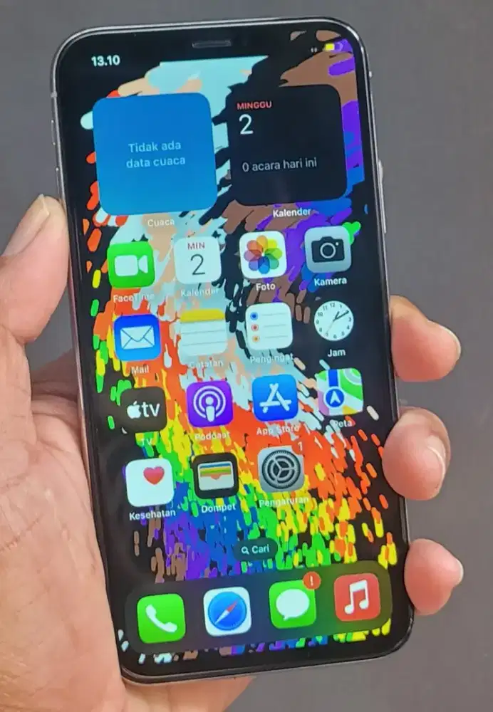 Iphone x 64gb hp charger