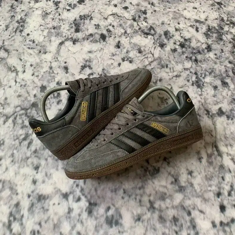 Adidas Handball Spezial Grey Black 44 9.5 Sepatu Sneakers Original