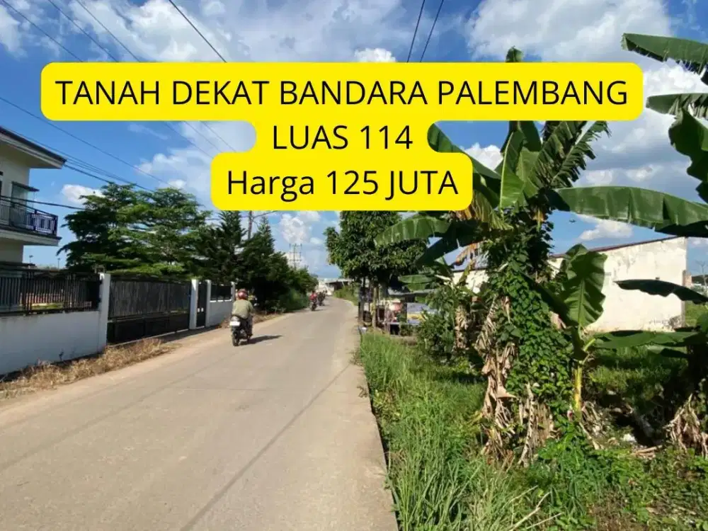 TANAH DEKAT BANDARA KOTA PALEMBANG