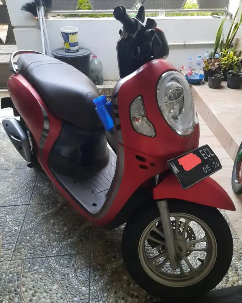 Scoopy stylish 2021 merah plat N kota terawat siap pakai
