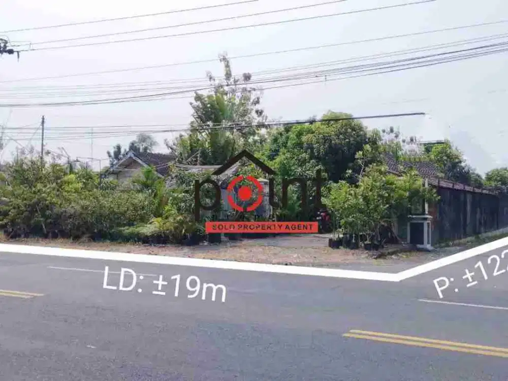 Tanah Ideal Luas 2.326m² Pinggir Jalan Raya di Colomadu
