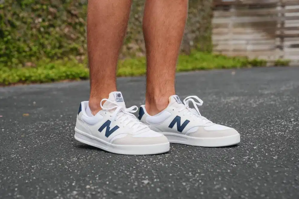 Sepatu New Balance NB C300 White Blue Sneakers Shoes 43 9.5