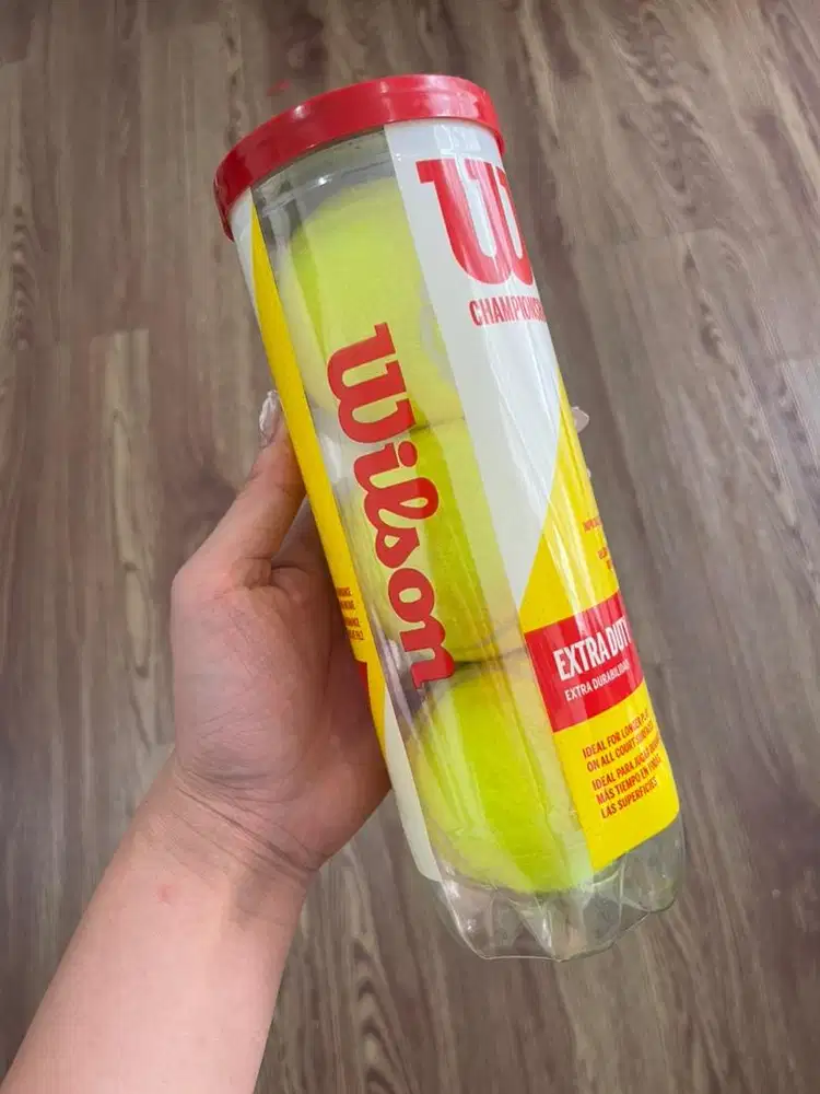 (BARU SEGEL) Bola Tennis Wilson Original Tenis Ball isi 3