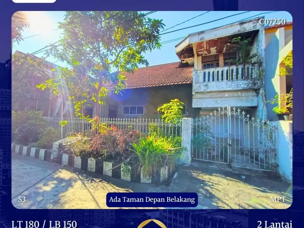 JUAL RUMAH RUNGKUT MENANGGAL SURABAYA