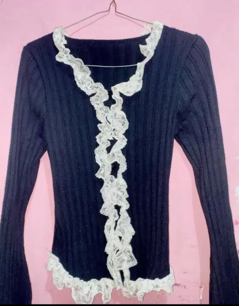 Flare knit rajut dijual No minus