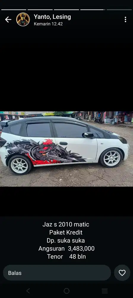 Honda Jazz 2010 Bensin
