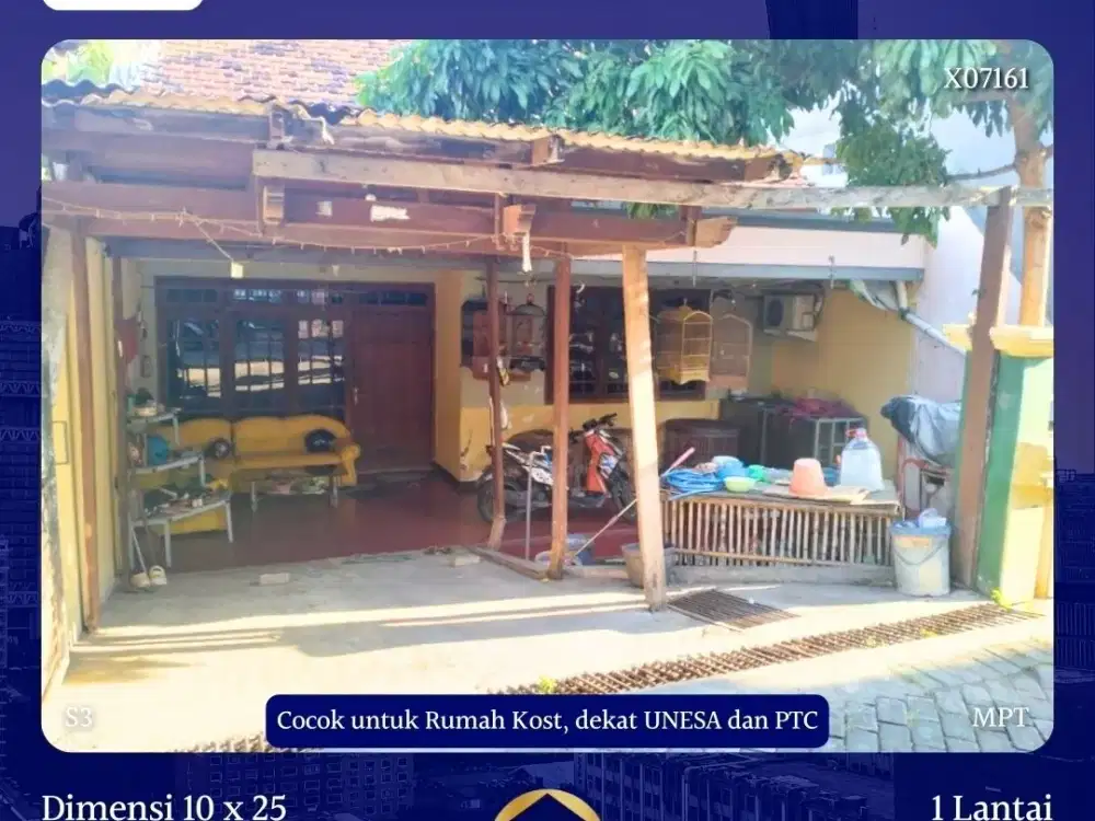 JUAL RUMAH BABATAN WIYUNG SURABAYA DKT UNESA PTC
