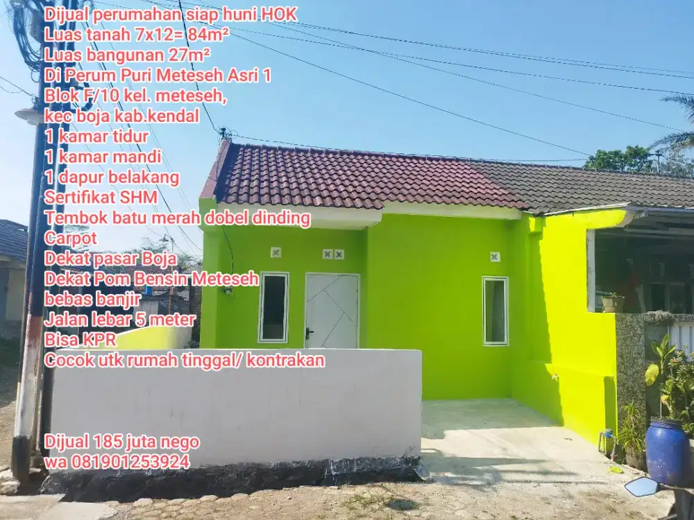 Dijual Rumah siap huni