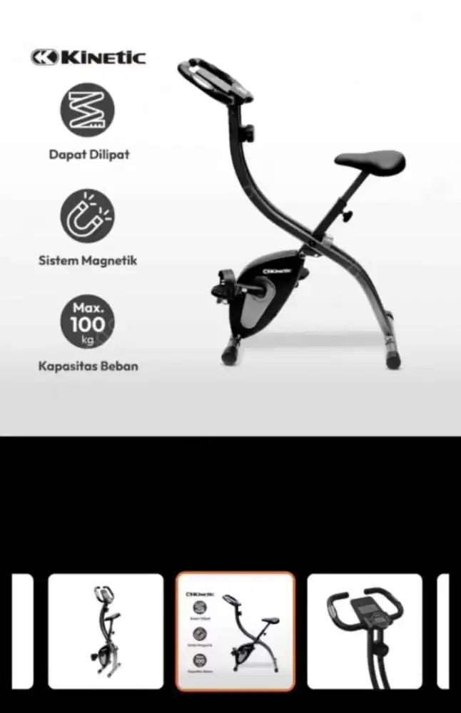 Sepeda statis Kinetic Lipat