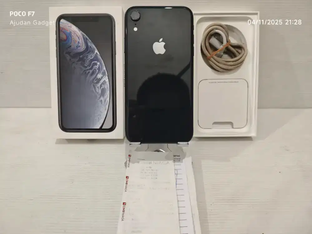 Ip Xr 128 Gb Ex Resmi ID/A Fullset ori bs TT/BT