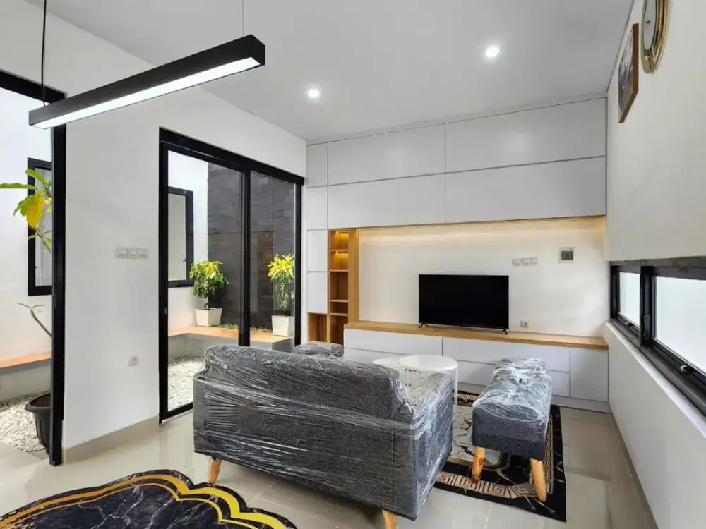 DIJUAL RUMAH Siap Huni area Jakal KM 14 + FURNITURE