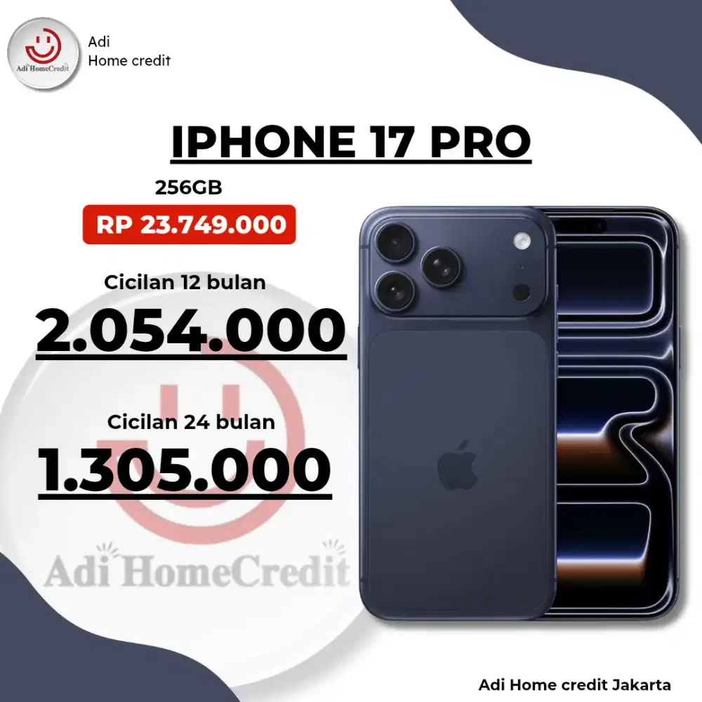 IPHONE 17 PRO 256GB BUAT KREDIT CUKUP PAKAI KTP