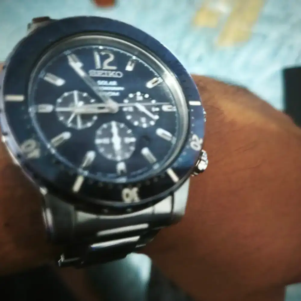 Seiko solar ssc247PI chronograp