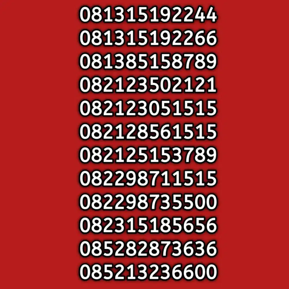 nomor cantik telkomsel simpati as