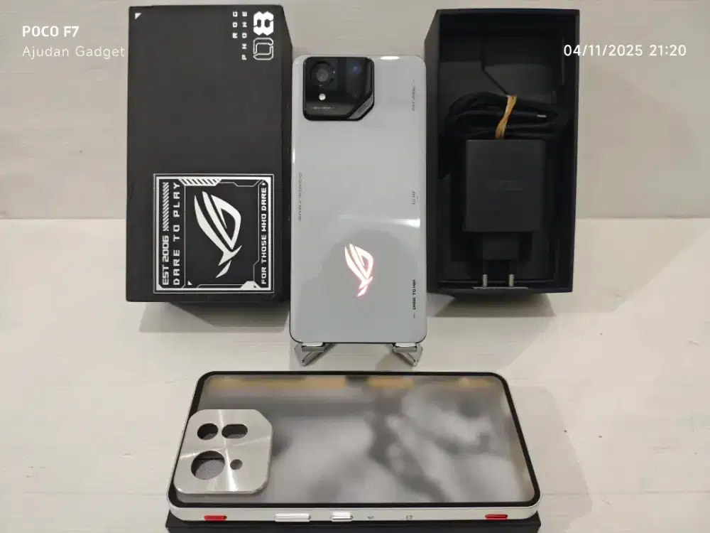 Asus Rog Phone 8 5G 12/256 Gb Likenew 99% Original Ex Resmi bs TT/BT