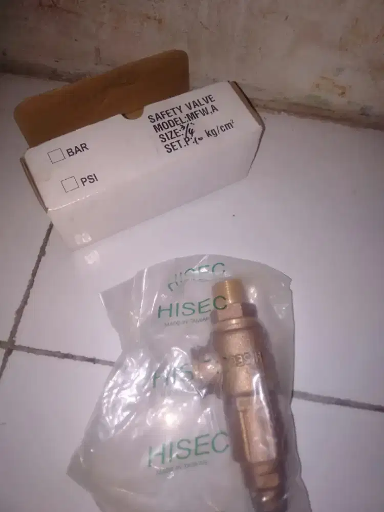 Safety Valve sisa an proyek