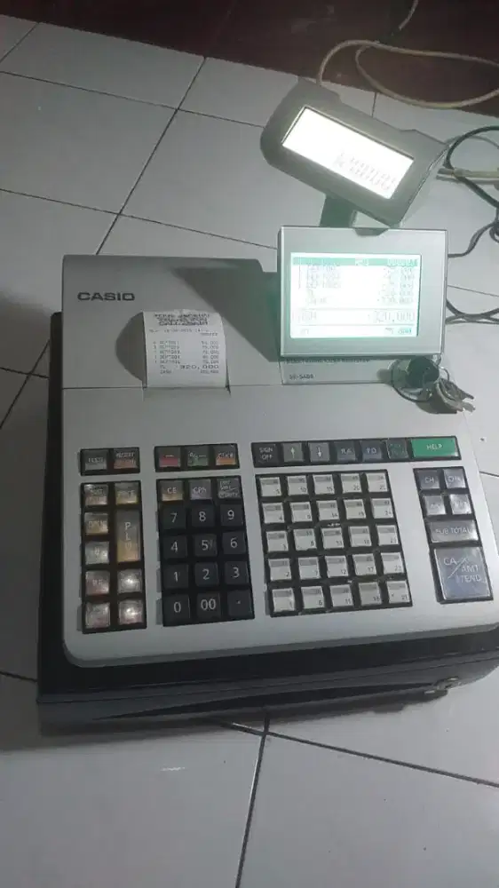 Di Jual Mesin Kasir Casio SE- S400 Mulus kondisi 90%