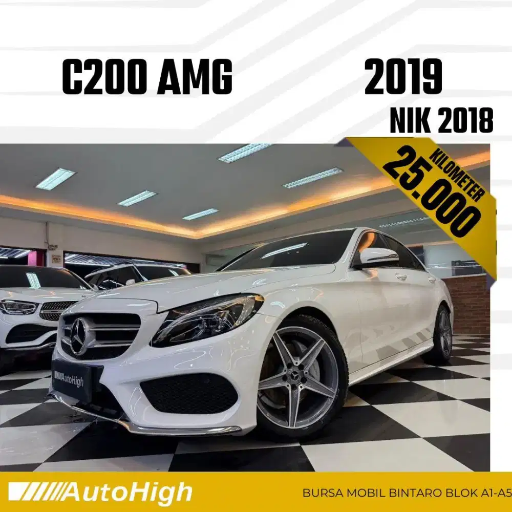 DP10% [Km25.000] C200 AMG 2018 White / C300 Reg 2019 #AUTOHIGH
