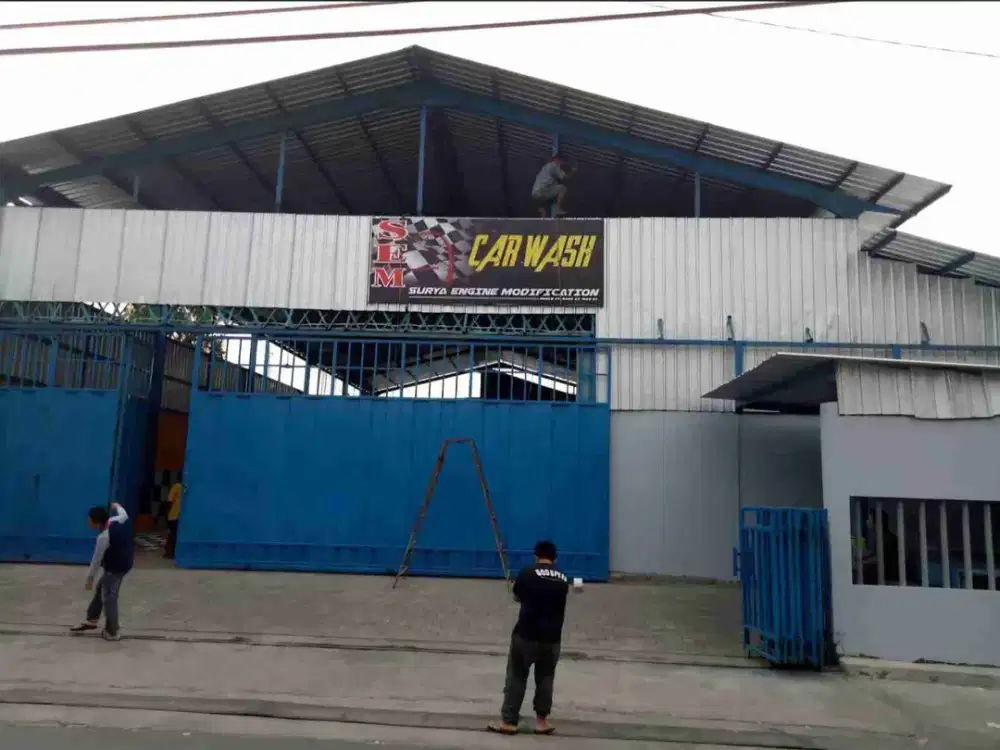 Butuh Laku Cepat Tanah Dan Bangunan Bekas Bengkel Cuci Mobil Selangkah Dari Jalan Majapahit Fatmawati dan Soekarno Hatta cocok untuk Kantor Dan Gudang jalan Lebar Truk Bisa Lewat