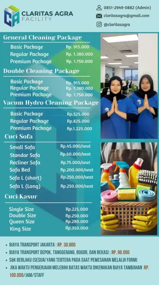 Jasa cleaning service panggilan