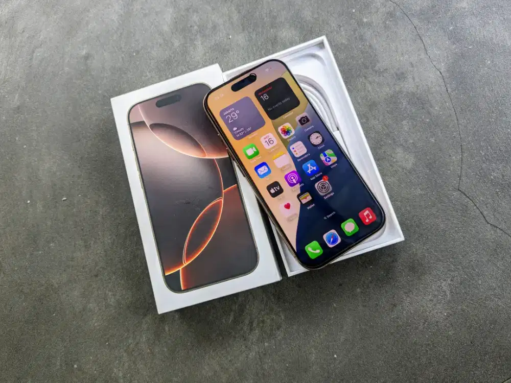 iPhone 16 Pro Max 256GB Desert ResmiBox