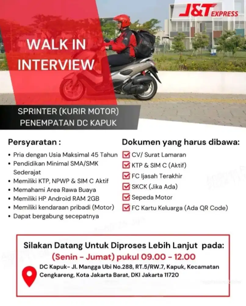 Lokerrrr Kurir DC_KAPUK