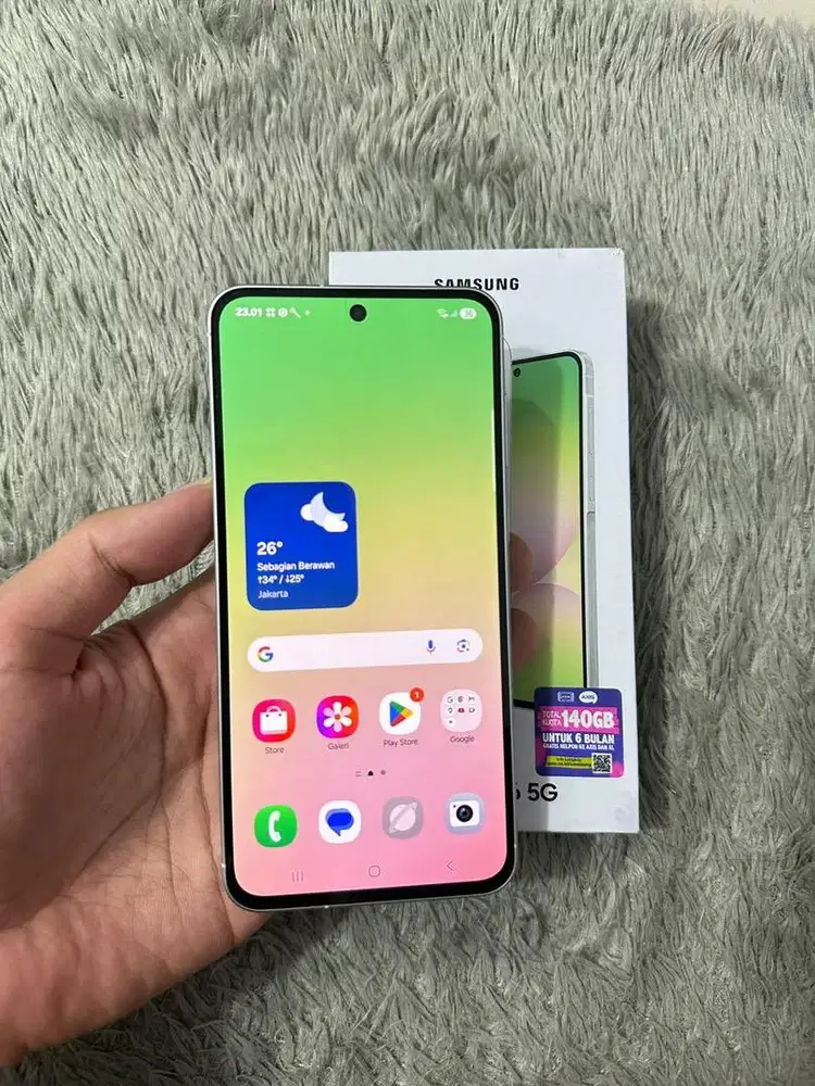 Samsung Galaxy A56 5G 8/256gb SEIN Mulus Fullset Ori Garansi On