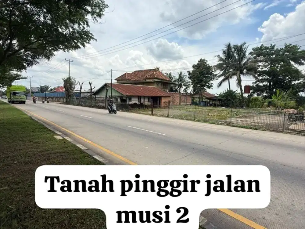 Tanah Murah Kota palembang Pinggir Jalan Musi 2