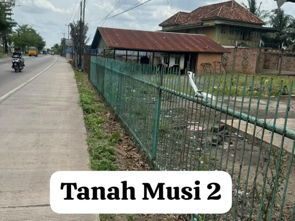 Tanah Murah Lokasi di Pinggir Jalan Dekat Pintu Tol Palembang