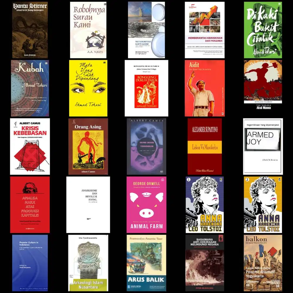 Buku Digital 240+ Kritis & Pemikiran Tajam Politik , Sejarah , DLL